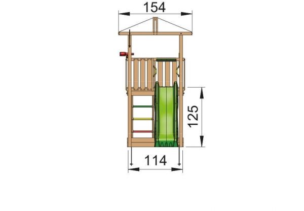 Jungle Gym Hut kerti játszótér