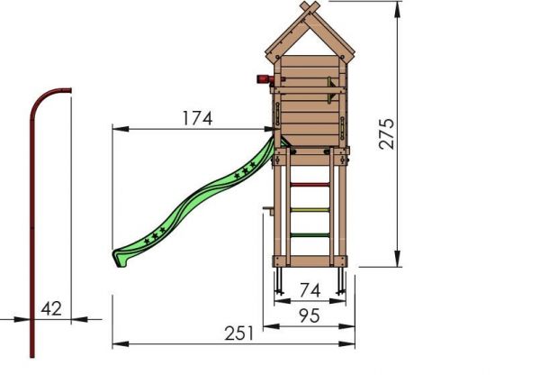 Jungle Gym Resort kerti játszótér