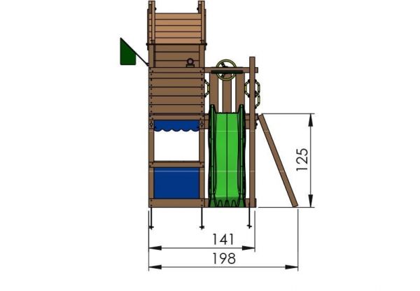 Jungle Gym Resort kerti játszótér