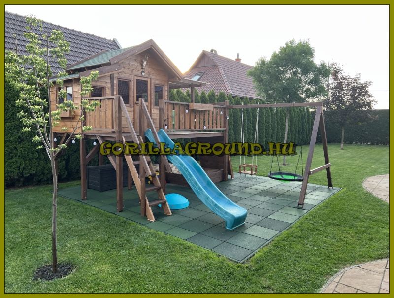 Mennyi ideig tart egy szabadtéri fa játszóház?